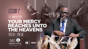 Seventh-day Adventist Church, South England Conference, Sabbath School Department presents a weekly interactive Bible Study. 1st Quarter 2024 - Lesson 7: Your Mercy Reaches Unto the Heavens | #GoSEC 0:00 Opener 0:19 Introduction 0:49 Panel Introduction 3:05 Special Music 7:51 Prayer 8:26 Lesson Study 59:37 Final Thought 100:51 Prayer #gosec #secmedia #southenglandconference | Seventh-day Adventists in the South of England