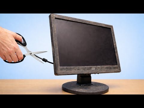 Don't throw away your old computer monitor! I restored it and turned it into a smart TV.