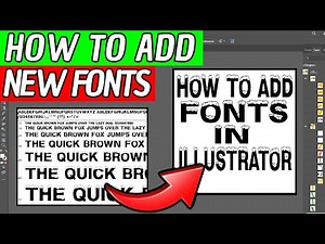 How To Add Fonts In Illustrator 2026 (Fast And Easy)