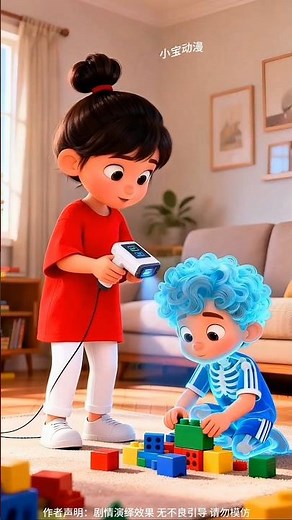 alat scan tubuh! #shorts #animasi #kartun