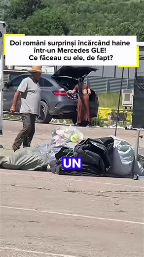Au umplut un Mercedes GLE cu haine luate de la containere! Imaginile care au aprins internetul #romani #mercedes #haine #rema1071 #germania