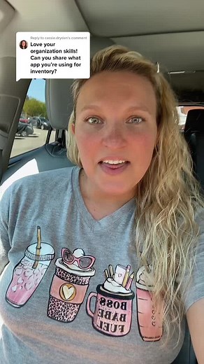 Replying to @cassie.dryden It looks like it was called Portable Inventory. This is an easy app to use for any small business or crafter, since you can input all the details yourself. I hope this helps someone! 💕 #southernsundesigns #inventory #tracker #smallbusiness #boutique #organize #ocd #fyp #bossbabe