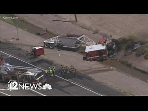 1 dead, 2 injured in ambulance crash on SR-87 in Mesa