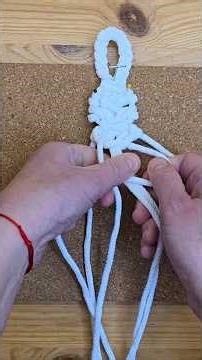 DIY Macrame Curtain Tie Back Tutorial #tutorial #diy #temu #macrame #homedecor #shortsvideo