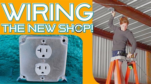 Wire your new shop with outlets and lighting efficiently