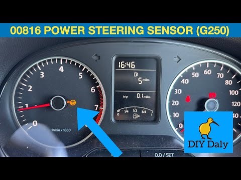00816 Power steering sensor G250 fault code after PAS Pump replacement on a VW Polo 2013