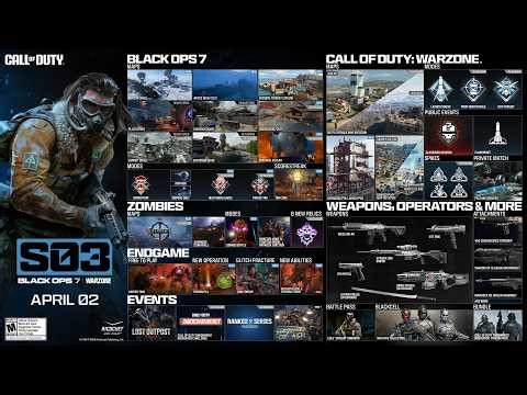 FULL Black Ops 7 Season 3 Roadmap & Content Overview… (Multiplayer, DLC 3 Zombies, Blackout)