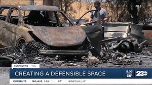 Preparing a defensible space for your home