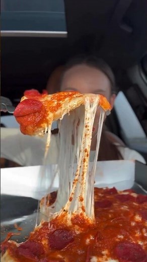 ASMR EXTRA CHEESY PEPPERONIPIZZA MUKBANG (No Talking)EATING SOUNDS #asmr #pizza