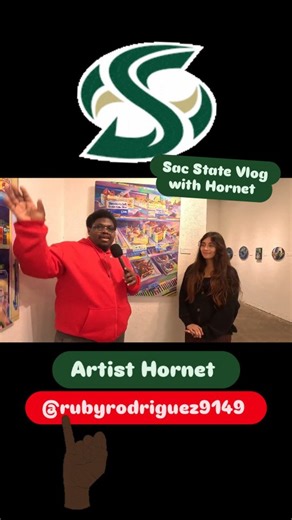 Torrey Pickett | Sac State Vlog with Artist Hornet Take a dive into some art as I interview Sac State artist, Ruby Rodriguez and as shares her views and... | Instagram