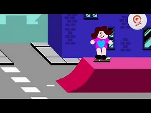 yo gabba gabba xoe plays skateboard bonanza