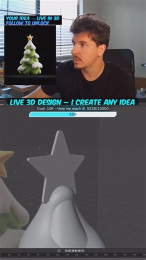 Koan Asaky on Instagram: "Part 5 : Christmas Tree 🎄 #blender #koan #process #christmas"