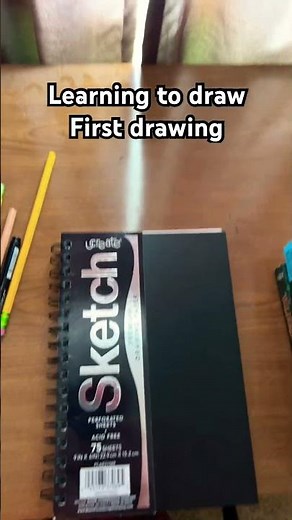 Learning to draw *First drawing* #art #drawing