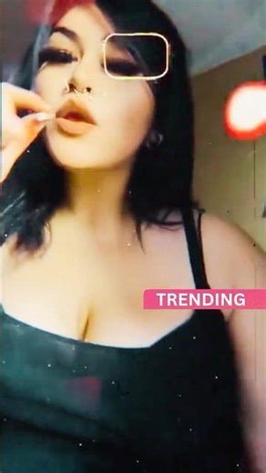 Smoking girl rocks ASMR