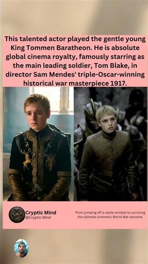 From Westeros Royalty to World War 1 Hero! 👑🪖 #gameofthrones