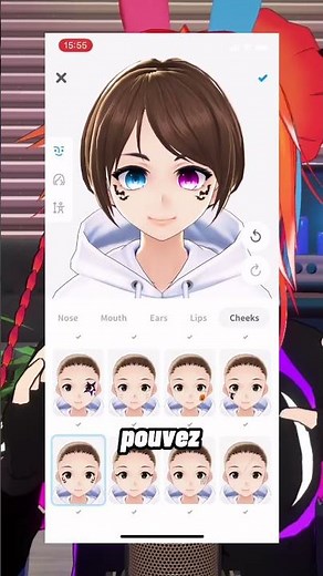 How to easily create a 3D avatar to be a Vtuber! VRoid Mobile #vtuber #3d #tutorial #vroid