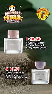 14 reactions | ️Fresh Scents for Him️ Set the tone with YOUNG GUYS Reed Diffuser Assorted – bold, clean, and effortlessly masculine. 9005002 YG REED DIFFUSER-ROSY AROURA - $ 10.50 9005005 YG REED DIFFUSER-HUMMING FOREST - $10.50 9005006 YG REED DIFFUSER-FLORAL ECLIPSE - $10.50 ️ Available from 1/7/2025 to 31/7/2025 #MRDIY #YoungGuys #ReedDiffuser #AlwaysLowPrices | MR DIY | Facebook