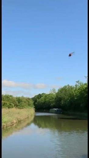A live aboard continuous cruiser on a narrow boat travelling Englands canals
