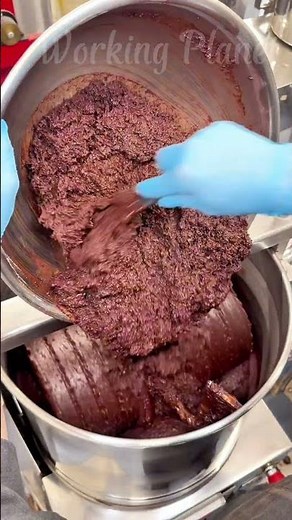 Pure Cocoa Beans Turning Into Ultra Glossy Liquid Silk 📐