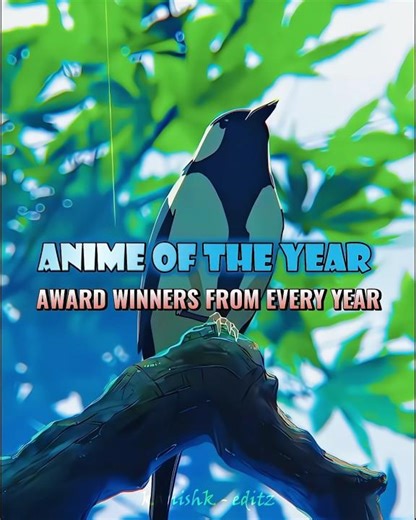 ANIME OF THE YEAR AWARD WINNERS FROM EVERY YEAR #shorts #anime #animeshorts #awards #music#animeedit
