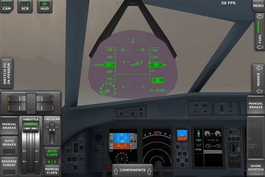 带你体验TFS最高楼的震撼视角（驾驶舱视角）