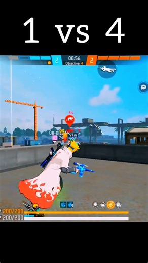 NICE 1vs4 #trending #anime #viral #shorts #shortfeed