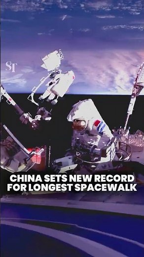 Chinese astronauts set record for longest spacewalk of 9 hours
