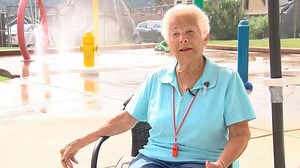 90-year-old lifeguard works at Ohio pool