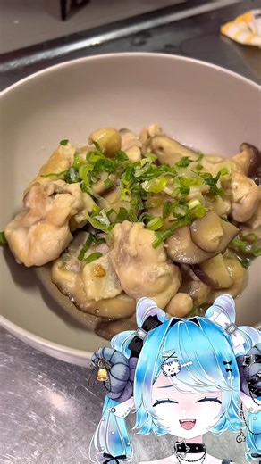 【子持ち主婦Vtuber】ヤケクソ実写クッキング【もも肉とキノコのバタポン炒め】 #料理 #主婦 #recipe #cooking #vtuber #shorts