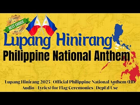 Educational Videos I Lupang Hinirang 2026 | Official Philippine National Anthem HD | DepEd Use