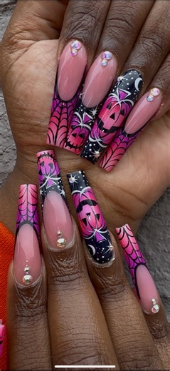 223K views · 10K reactions | Glowing pumpkin ️️勺勺勺 @ms_ibreezeasy_ NEW YORK / OCT 20-21st HOUSTON / DEC 8-9th  DM OR LINK IN BIO TO RESERVE SEAT ❗️ DM FOR MORE INFO ❗️❗️❗️ Call to book  +1 (616) 249-8003  2939 Wilson Ave SW Unit 102 Grandville, MI 49418 United States #nailart #nailtutorial #nailtrends #nails #nailinspo #naildesigns #nailideas #nailprofessorv #halloweennails | nailprofessorv | Facebook