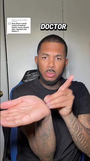 Series of Medical Terms in ASL #asl #signlanguage #doctor #nurse