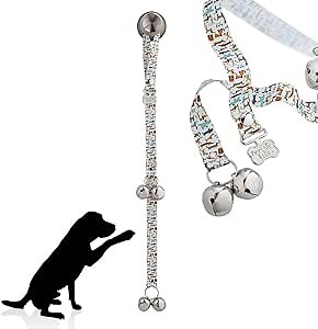 PoochieBells Handcrafted Dog Doorbell for Potty Training – Easy & Quick, Doggie-Safe USA-Made Dog Door Bell with Perfect Sound, Dog Trainer-Recommended for Over 20 Years,Gibson Pup Design