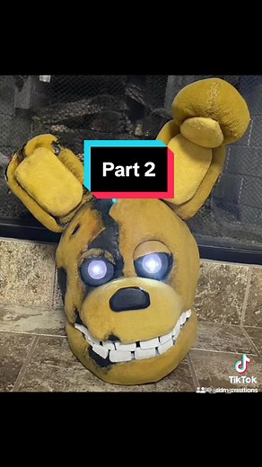 Heres part 2 of my Spring-Bonnie Cosplay tutorial #fnaf #fivenightsatfreddy #fivenightsatfreddys #fnafcosplay #cosplay #fivenightsatfreddyscosplay #cosplayer #williamafton