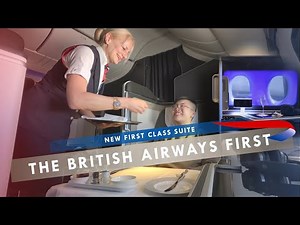 British Airways First Class Suites onboard Boeing 777-300ER from New York JFK to London LHR on BA182
