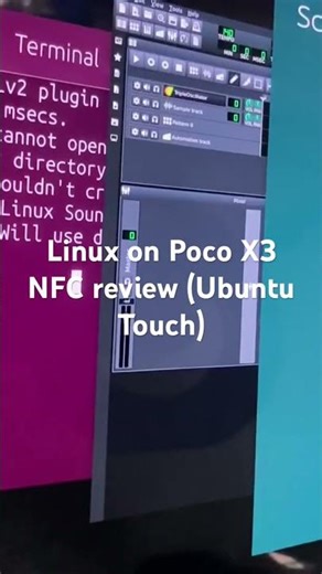 #ubuntu Touch running on my Poco X3 NFC, Linux!