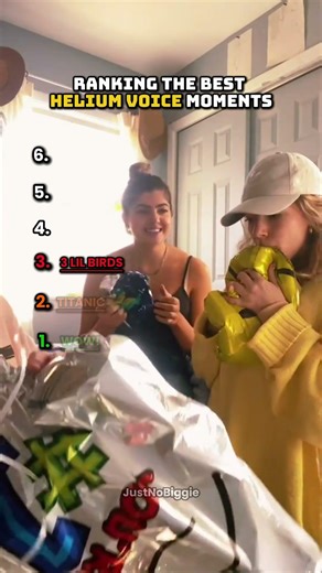 Ranking the Funniest Helium Voice Fails! 😂 #shorts #heliumchallenge