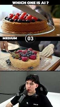 ¿CUÁL DE LOS 2 VIDEOS ES INTELIGENCIA ARTIFICIAL? #humor #shortvideo #shortsviral #shorts