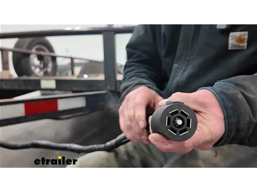 How to Install the Curt 7-Way RV-Style Trailer Connector - Utility Trailer