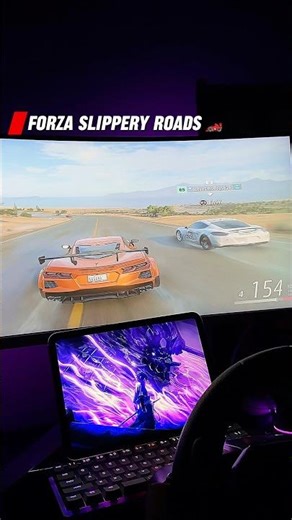 PS5 Forza Horizon Slippry Road ☔️ #forzahorizon5 #trending #gamer #shortvideo