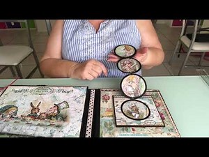 Stamperia Alice lap book