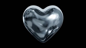 Metallic Heart Loop Animation 4k Visual Stock Footage Video (100% Royalty-free) 3481601799 | Shutterstock