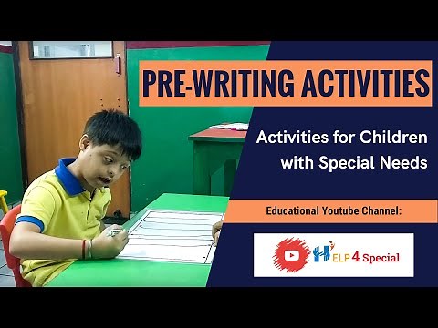 Pre Writing Activities for Children with Special needs | Help 4 Special