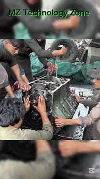 Mercedes Engine Repair | Young Mechanic Shows Expert Skills