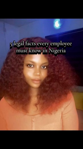 5 get-to-know employee rights under Nigerian labor law #tamunonemitekenah #education #highlights | Tamunonemi Tekenah | Facebook