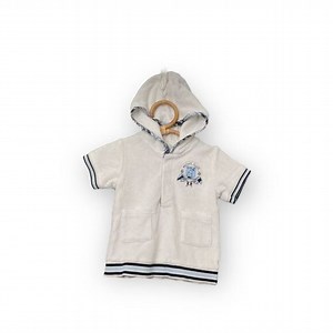 Koala Baby Swim cover soft terry Yacht Club Hoodie White Blue 12M