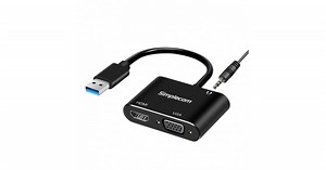 [DA316A] USB to HDMI   VGA Video Card Adapter with 3.5mm Audio | Monitor/AV Cables & Adapters | Laptops & Computers