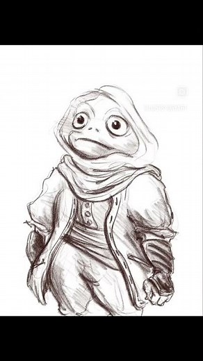 Wandering Frog ---- Character Design ---- #art #drawing #frog #life