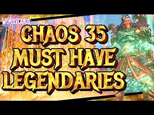 5 Must Have Legendary Weapons at Chaos 35 | Best End Game Legendaries Tiny Tina's Wonderlands