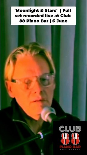 ✨ We hope you enjoy our first themed Piano Bar, 'Moonlight & Stars', recorded live at Club 88 🎹🌙 Nick@88_reasons performs piano covers of: 🎵 Space Oddity 🎵 Starman 🎵 Fly Me to the Moon 🎵 MoonRiver 🎵 And more cosmic classics 🚀✨ Perfect for music lovers, stargazers, and fans of celestial vibes ✨ 🌟 Subscribe for more live Club 88 sets & piano magic 🌟 Follow us on Instagram: @_club_88_🌟 For bookings & enquiries: nickhoward@y7mail.com #MoonlightAndStars #Club88 #LivePiano #PianoBar #DavidB